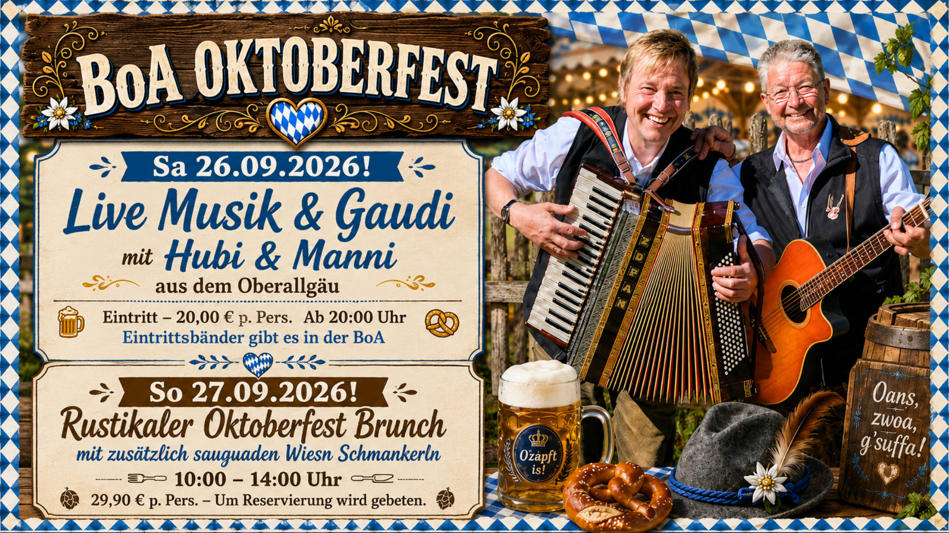 BoA Flensburg - Oktoberfest 26.09.2026