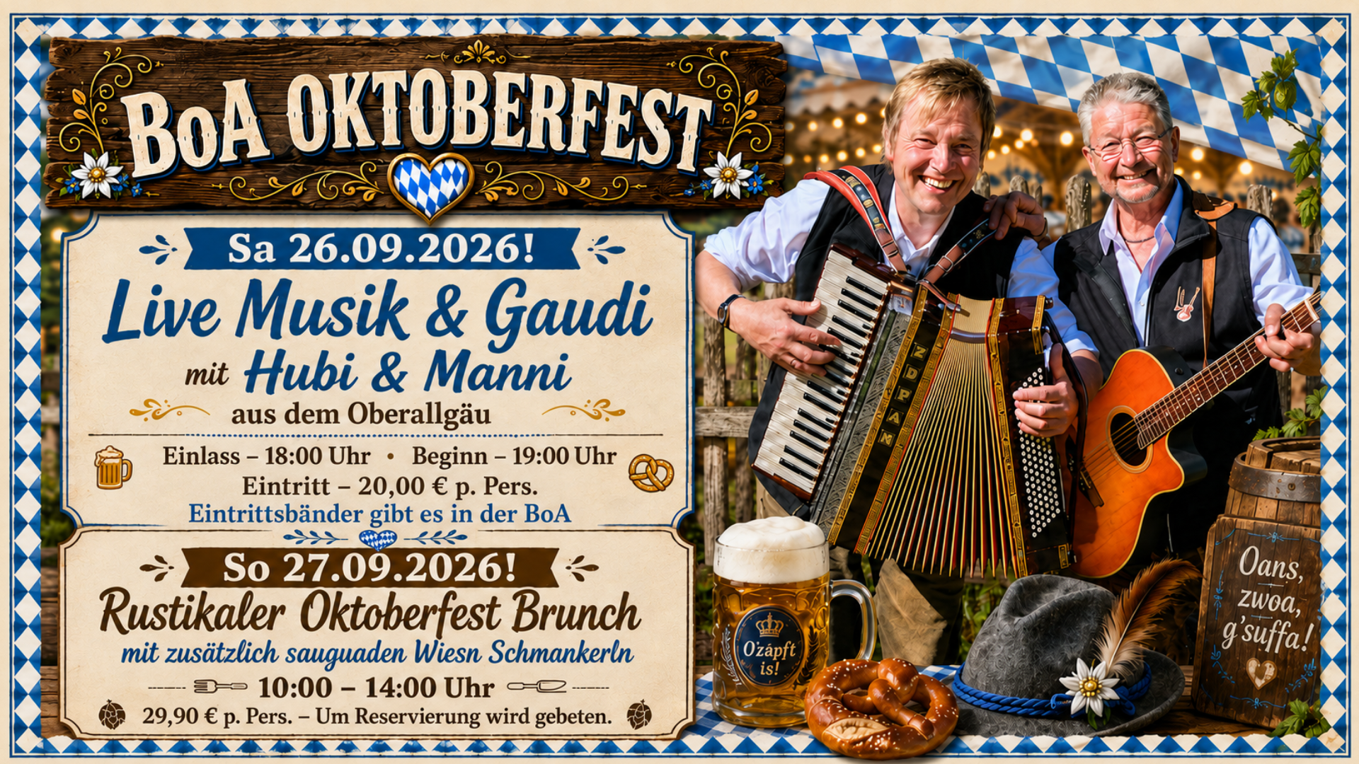 BoA Flensburg - Oktoberfest 26.09.2026