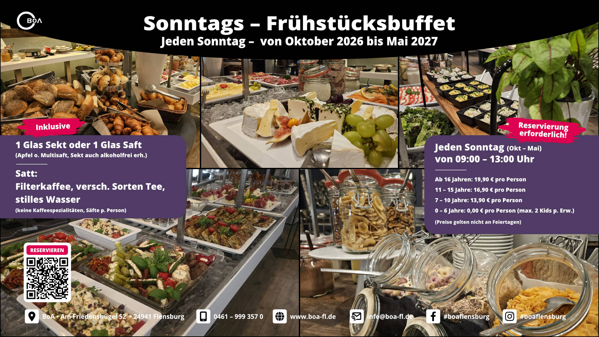 BoA Flensburg - Sonntags Frühstücksbuffet