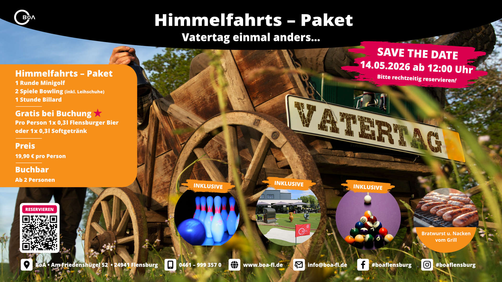 BoA Flensburg - Vatertags Paket 14.05.2026