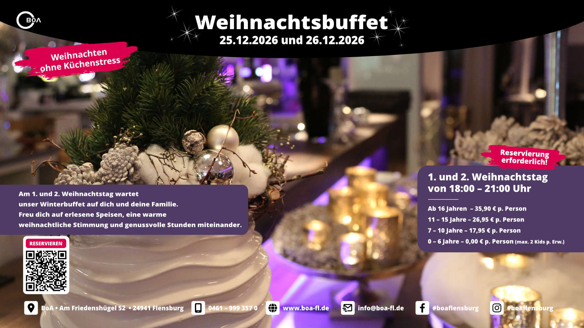 BoA Flensburg - Weihnachtsbuffet 2026