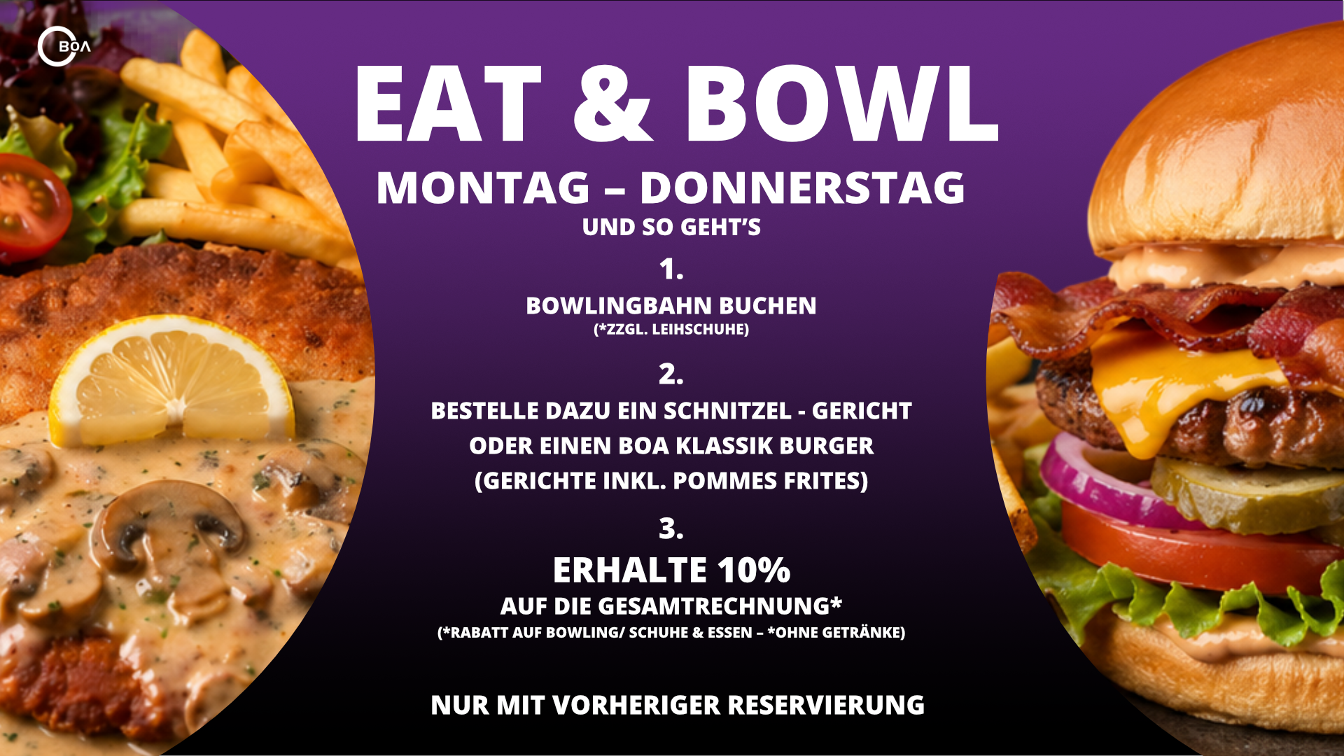 BoA Flensburg - Eat & Bowl Mo-Do