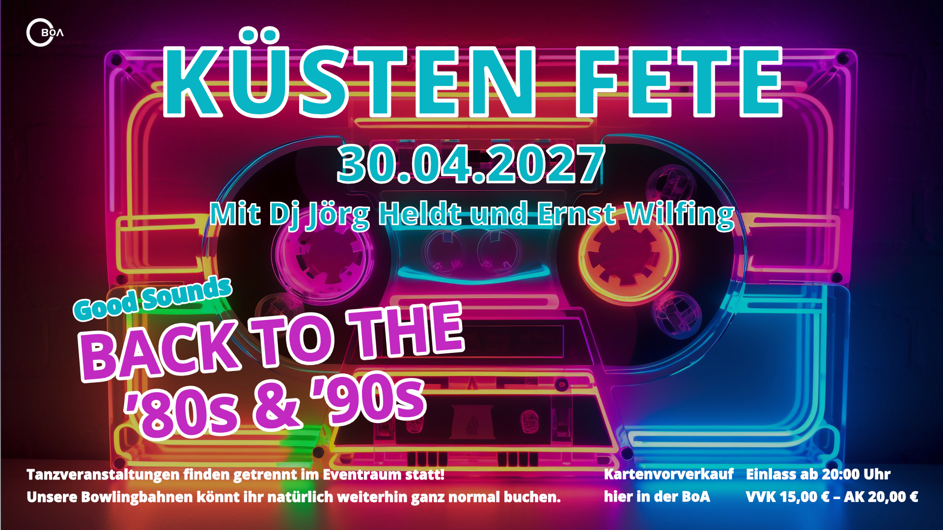 BoA Küstenfete 30.04.2027